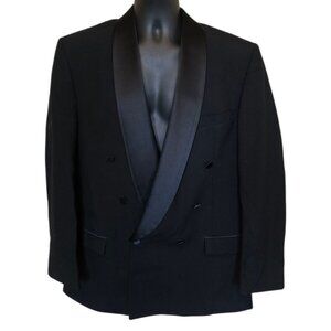 OSCAR  DE LA RENTA Black Tuxedo Jacket sz 40R